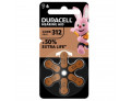 Duracell easy tab 312 marrone batteria per apparecchio acustico 6 pezzi