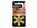 Duracell easy tab 10 giallo batteria per apparecchio acustico 6 pezzi