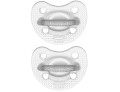 Chicco gommotto silicone crystal 2-6 mesi 2 pezzi