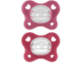 Chicco dual soft succhietto rosa 16-36 mesi 2 pezzi