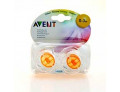 Avent Succhietti trasparenti in silicone da 0 a 3 mesi (2 pz)