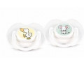 Avent Teddy Succhietti in silicone paperella e topolino da 0 a 3 mesi (2 pz)
