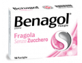 Benagol senza zucchero gusto Fragola (16 pastiglie)