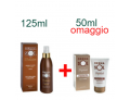 DermaSol Solaire spray crema solare fluida corpo stimolatore di abbronzatura media protezione (125 ml) + DopoSole prolungatore abbronzatura (50 ml) omaggio