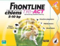 Frontline Tri act soluzione antiparassitario spot on per cani da 5 a 10kg (6 pipette)