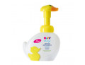 Hipp Baby Bagno mousse detergente viso e mani con olio di mandorle biologico flacone a forma di paperella (250 ml)