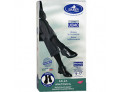 Sauber Calza uomo anatomica Q-Skin a compressione graduata 70 denari colore nero taglia 39-41