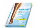 Graduella Collant a compressione graduata 70 denari colore caffè taglia V