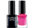 Euphidra Smalto semipermanente rosa ciclamino + Top Coat light flash SP05 (10ml+10ml)