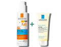 La Roche Posay Anthelios UVmune 400 dermo-pediatrics spray solare invisibile bambini spf50+ ( 200 ml) + omaggio Lipikar olio lavante AP+ (100 ml)