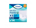 Pannolone pull up tena pants plus taglia extra small (14 pezzi)