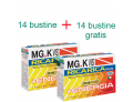 MG K VIS Ricarica Plus zero zuccheri + energia arancia (14 bustine + 14 bustine gratis)