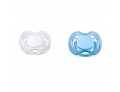 Avent AirFlow Succhietti trasparenti in silicone da 0 a 6 mesi per pelli sensibili (2 pz)