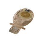 Sacca per ileostomia con hide/away aperta ricoperta in tessuto non tessuto ritagliabile con velcro 10/76mm misura maxi 650ml 30 pezzi