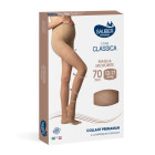Sauber collant premaman 140 denari maglia microrete neutro beige 2 linea classica