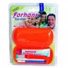 Forhans travel kit tascabile composto da spazzolino da viaggio + forhans special pasta dentifricia tubetto 12,5 ml
