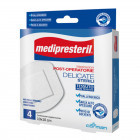Cerotto di medicazione sterile con supporto in tnt medipresteril postoperatorio delicato 10x10 cm 5 pezzi