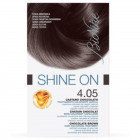 Bionike shine on trattamento colorante capelli castano cioccolato 4.05