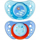 Chicco succhietto air boy in caucciu' 6-16 mesi 2 pezzi