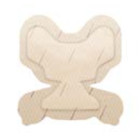 Medicazione in schiuma di poliuretano mepilex border heel 22x23 cm 6 pezzi