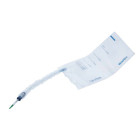 Catetere vescicale autolubrificante liquick x-treme plus rivestimento idrofilo con sacca raccogli urina diametro ch12 lunghezza 43 cm punta ergothan 2 fori sfalsati 30 pezzi