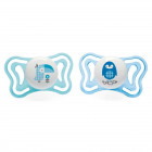 Chicco succhietto light boy silicone 2-6 mesi 2 pezzi