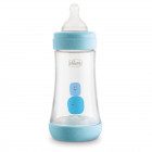 Chicco biberon perfect 5 boy 240 ml in silicone 2 fori