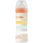 Chicco biberon wb pp arancione da 250 ml m silicone