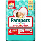 Pampers 4 baby dry pannolino mutandino maxi small pack 8-15kg (16 pezzi)