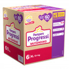 Pampers progressi mutandina quadri xl 60 pezzi