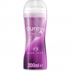 Durex massage 2 in 1 gel massaggio corpo e lubrificante aloe vera 200 ml