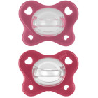Chicco dual soft succhietto rosa 16-36 mesi 2 pezzi