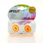 Avent Succhietti trasparenti in silicone da 0 a 3 mesi (2 pz)