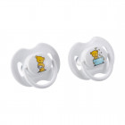 Avent Teddy Succhietti in silicone orsetti da 0 a 3 mesi (2 pz)
