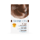 BioNike Shine On Tinta per capelli colore biondo caramello 7.32 (kit completo)