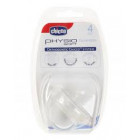 Chicco Physio Soft Gommotto succhietto in silicone trasparente 4+ mesi (1 pz)