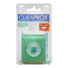 Curaprox Filo Interdentale Df 821 per spazi ridotti alla menta + Clorexidina (35 mt)