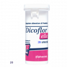 Dicoflor Elle probiotici per l'equilibrio della flora intestinale (28 capsule orali)