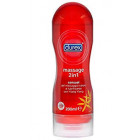 Durex Massage 2in1 Sensual gel massaggio corpo e lubrificante intimo con Ylang Ylang (200 ml)