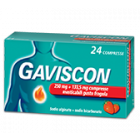 Gaviscon fragola 250mg+ 133.5mg (24 cpr masticabili)