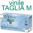 Uvi Extra guanti in vinile senza polvere taglia M (100 pz)