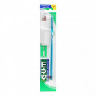 Gum Classic spazzolino 410 compact medio + cappuccio colori assortiti (1 pz)