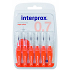 Interprox interproximal Super Micro Scovolini arancio 0.7mm (6 pz)