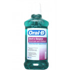 Oral B Collutorio Denti e Gengive senza alcool (500 ml)