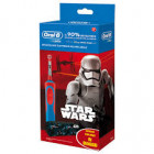 OralB Power Vitality Spazzolino elettrico ricaricabile Star Wars + astuccio omaggio