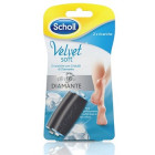 Scholl Velvet Soft Extra Esfoliante Ricambi con Cristalli di diamante (2 pz)