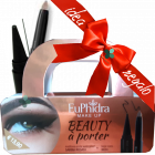 Euphidra Make Up Beauty à porter idee regalo (1 matitone occhi waterproof sabbia rosata + 1 kajal cono nero + astuccio in latta)