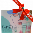 Euphidra Kit Rigenerante viso idee regalo donna (maschera viso 75ml + lozione micellare 100ml + makeup drop)