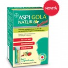 Aspi Gola Natura Junior sciroppo per bambini dai 2 ai 12 anni vaniglia fragola (16 bustine stick monodose)