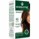HerbaTint gel colorante permanente capelli 4D castano dorato (kit completo)